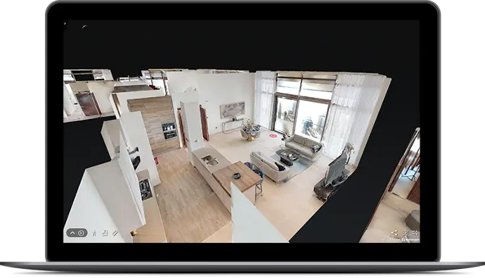 Vista de maqueta Matterport